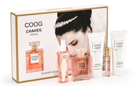مجموعة هدايا للعناية والتعطير النسائية من COOG CHAVEG