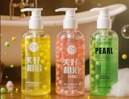 جل الاستحمام PEARL SHOWER الغني بخلاصة اللؤلؤ الطبيعية