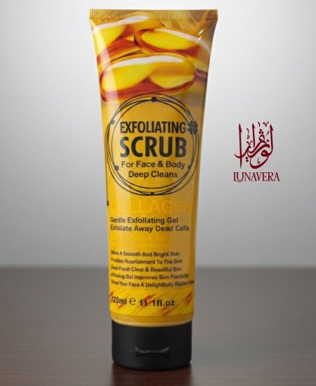 مقشر كولاجين للوجه والجسم