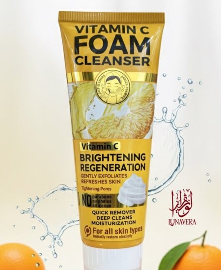 منظف رغوي بفيتامين C