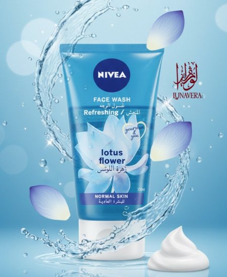 غسول الوجه نيفيا المنعش – زهرة اللوتس