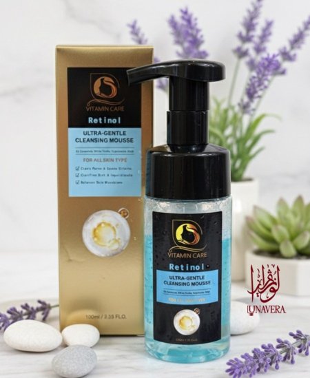 موس تنظيف لطيف جداً بالريتينول – فيتامين كير