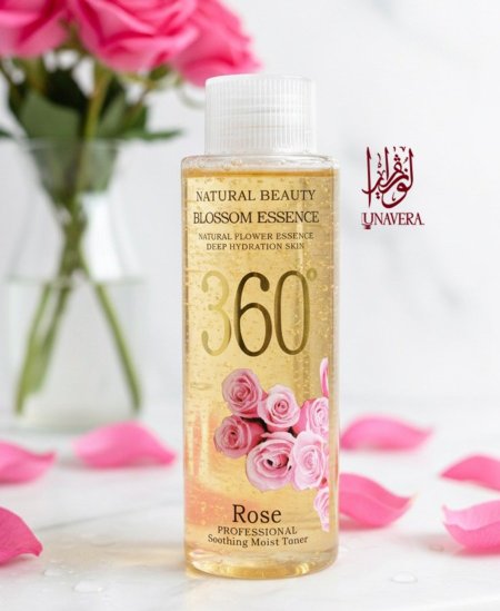 تونر مرطب للوجه برائحة الورد،