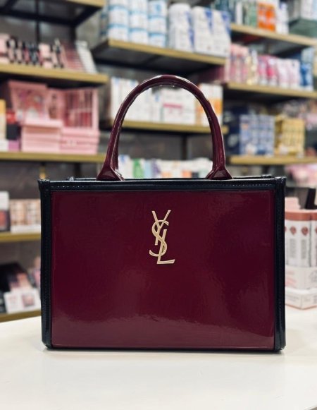 شنطة YLS ماستر كوبي باللون البرغندي