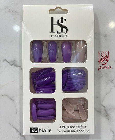 عبوة أظافر تركيب 96 حبة