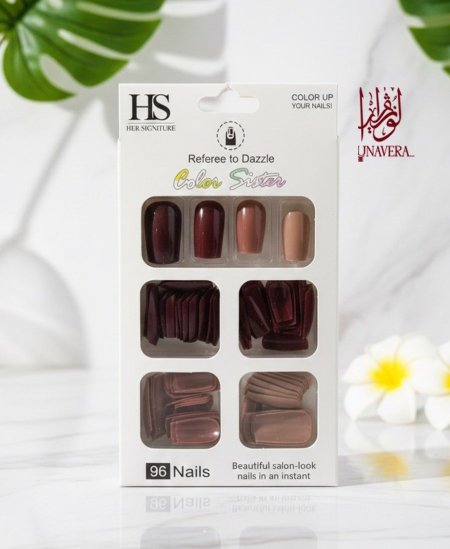 عبوة اظافر تركيب 96 حبه